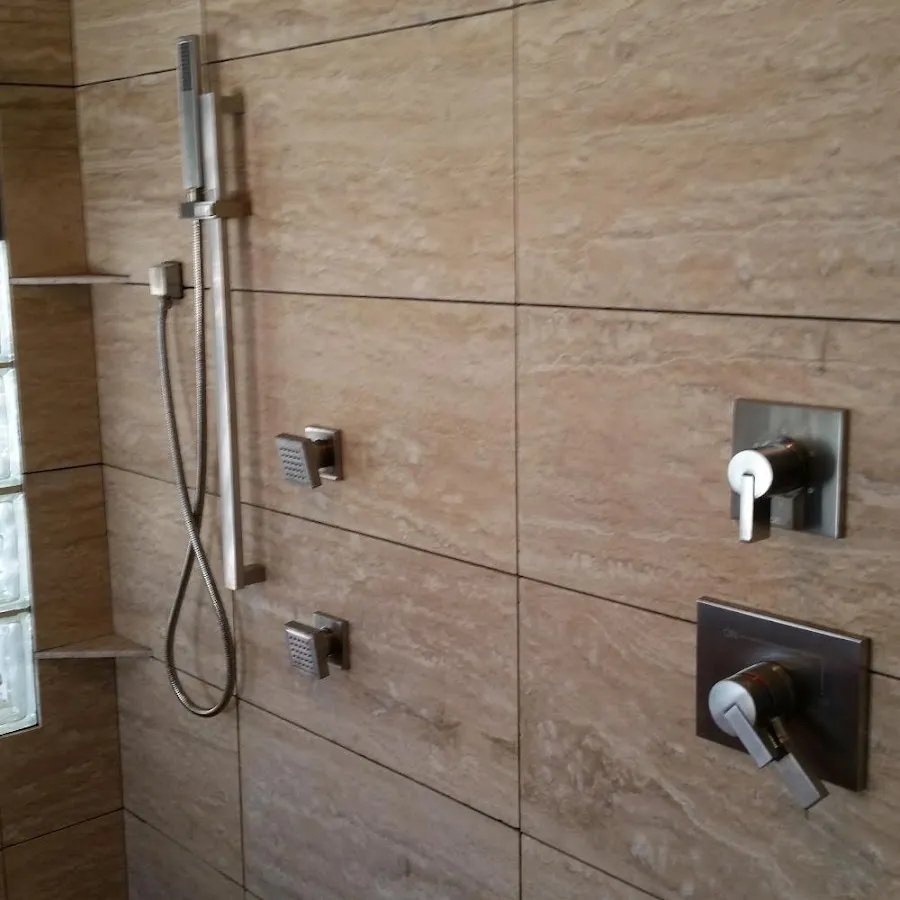 Shower fixture installation for Water Heater Replacement in Petoskey